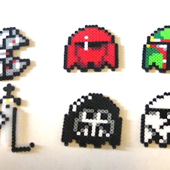Perler Beads Other Perler Star Wars Pacman Keychain Magnet